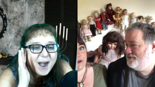 Unsettling Toys doll photo bomb 2