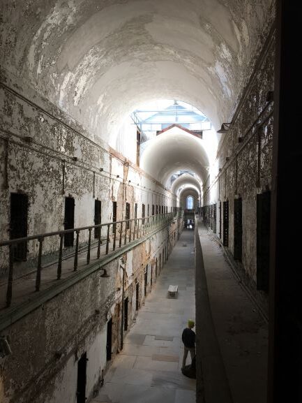 Cellblock in Eastern State Penitentiary