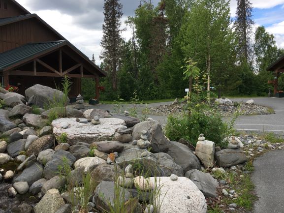 Inukshuks at Mt. McKinley Wilderness Lodge