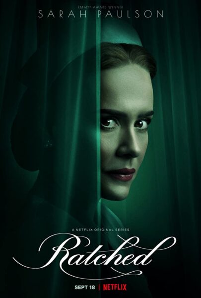 Ratched series poster starring Sarah Paulson