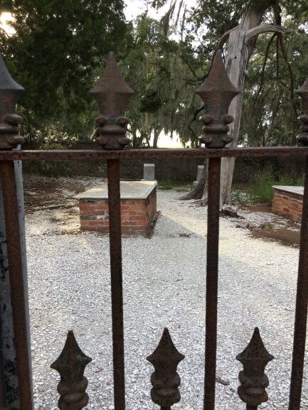 Bignon Burial Grounds through the gates