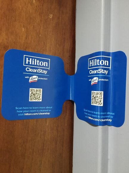 Hilton Stay CleanStay seal