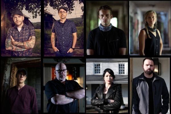 Collage of 8 Travel Channel Paranormal Stars