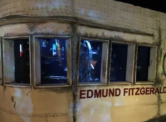 Replica of Edmund Fitzgerald shipwreck