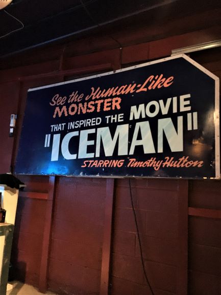Museum of the Weird Iceman movie inspiration