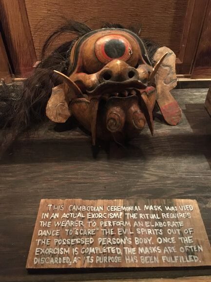 Museum of the Weird exorcism mask