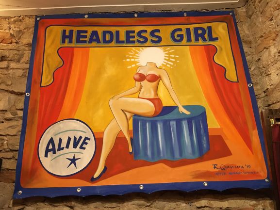 headless girl poster