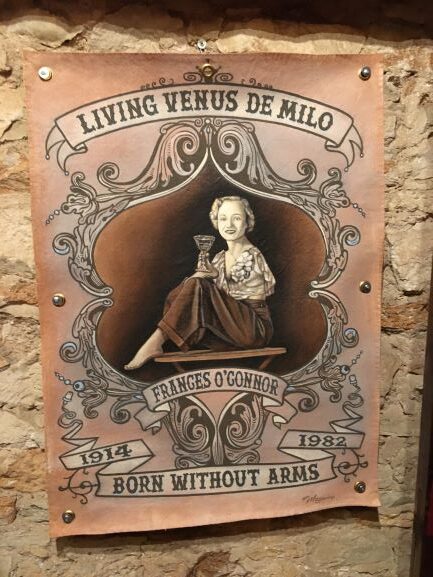 Museum of the Weird living venus de milo poster