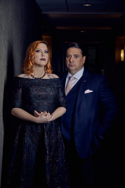 The Dead Files duo, Steve DiSchiavi and Amy Allan.