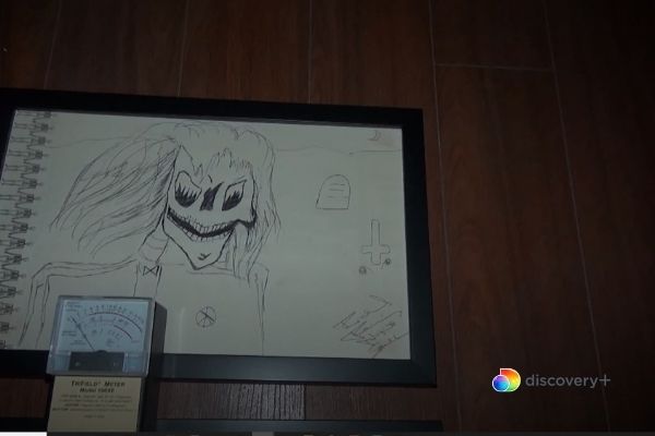 Richard Ramirez skeleton demon drawing