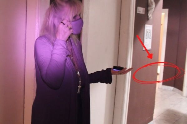 Shoe in hallway in Ghost Adventures Cecil Hotel Episode