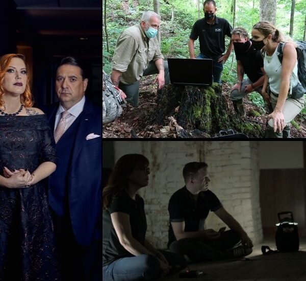 discovery+ collage of The Dead Files, Expedition Bigfoot and Kindred Spirits