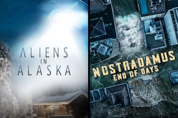 Aliens in Alaska and Nostradamus End of Days posters