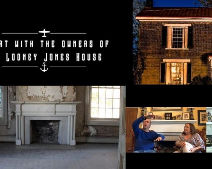 Chat with the owners of the Looney Jones House graphic