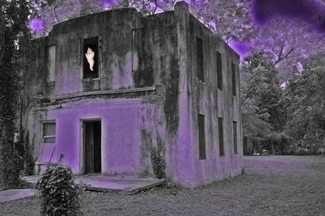 Gilchrist Jail enhanced with ghost
