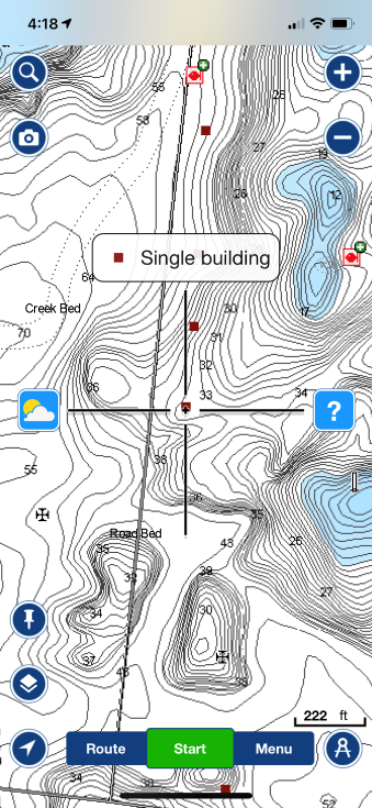 Navionics of Percy Priest Lake Single Building