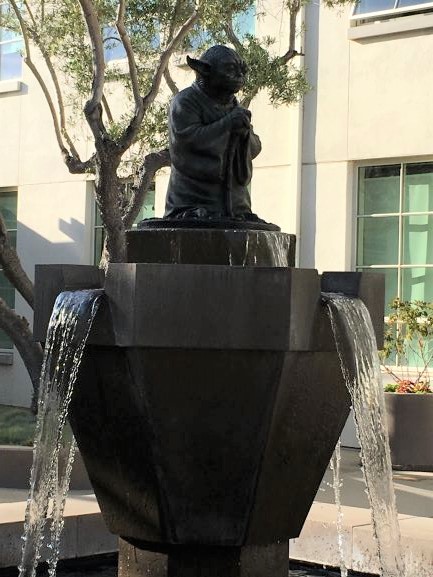 Yoda Fountain angle