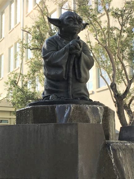 Yoda Fountain angle