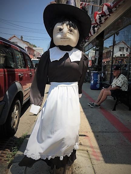 Salem stuffed street witch