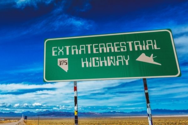 extraterrestrial highway sign