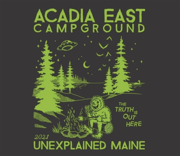 Unexplained Maine Campout 2021 graphic