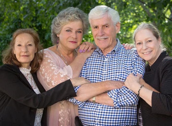 Nancy, Andrea, Roger and Christine Perron