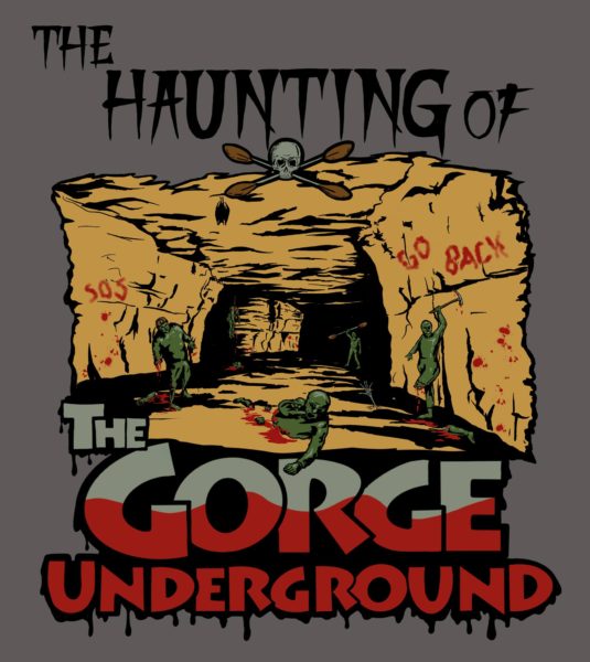 Haunted Gorge Underground Boat tour poster 2021