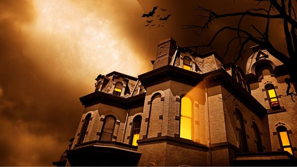 Creepy old Halloween house