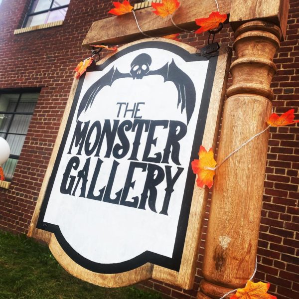 Long Island Monster Gallery sign from Facebook