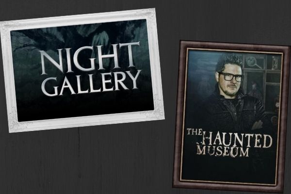 Framed Night Gallery and The Haunting Museum series posters