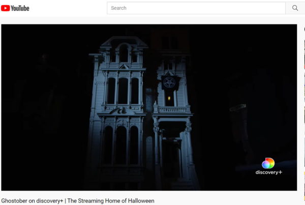 Zak Bagans Westerfeld House with Satanic banner screenshot
