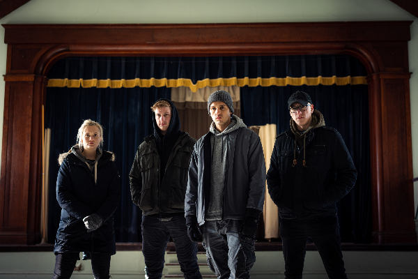 Destination Fear's Chelsea Laden, Alex Schroeder, Dakota Laden, Tanner Wiseman at Twin Bridges Orphanage in Twin Bridges, Montana.