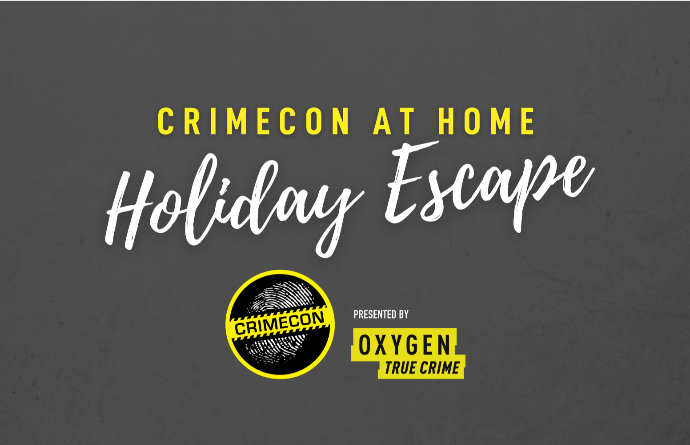 CrimeCon At Home Holiday Escape graphic