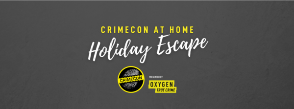 CrimeCon At Home Holiday Escape graphic