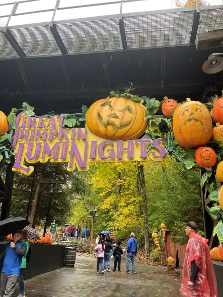 Great Pumpkin LumiNights sign at Dollywood