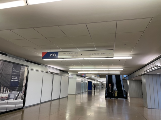 Chicago Pedway tunnel