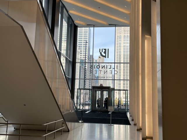 Illinois Center street entrance