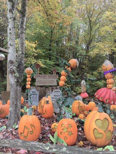 Lumberjack Graveyard Pumpkins 2