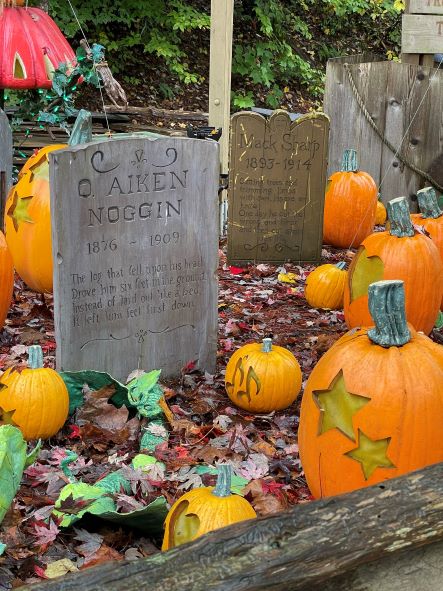 Lumberjack Graveyard Pumpkins 2