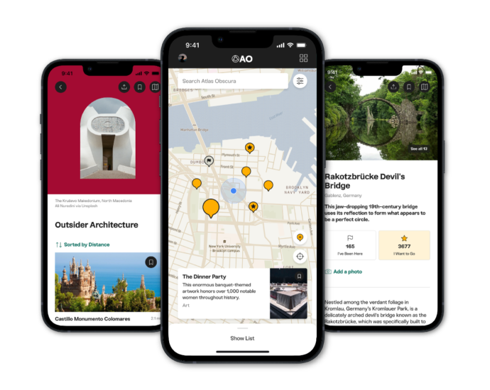 Atlas Obscura app