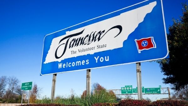 Tennessee Welcome sign