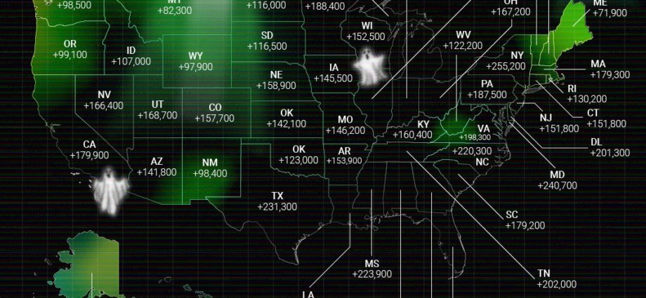 The odds of seeing the supernatural in each state GreatLakesStakes.com graphic