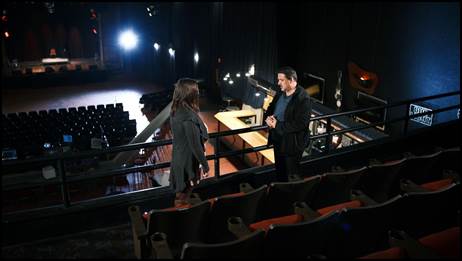 Steve DiSchiavi in Flagstagg's Orpheum Theater during The Dead Files season 14 finale