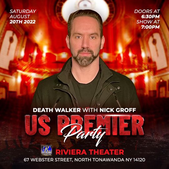 Nick Groff Death Walker Premiere