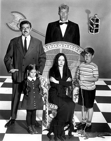 164 Addams Family TV show characters Gomez, Morticia, Lurch, Wednesday, Pugsley
