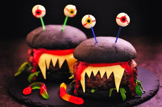 Horror-Themed Food Monster Hamburger