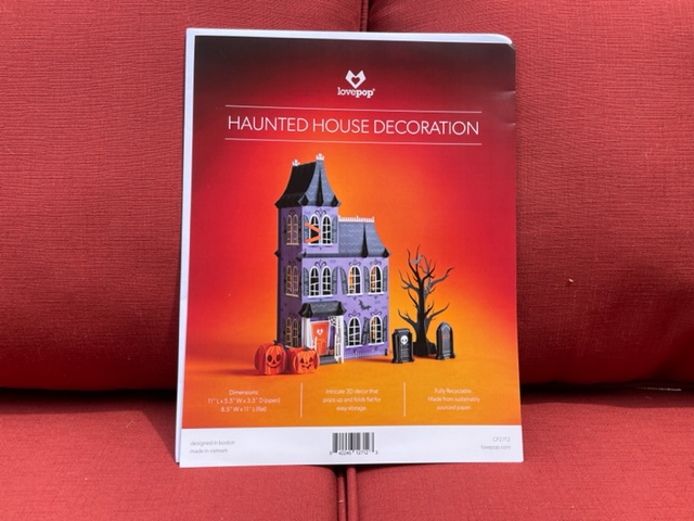 Lovepop haunted house decoration