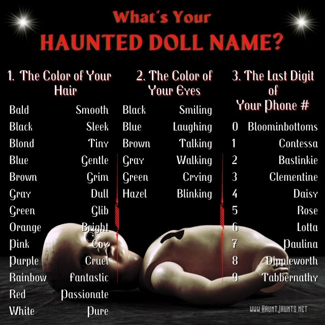 What's Your Haunted Doll Name name generator