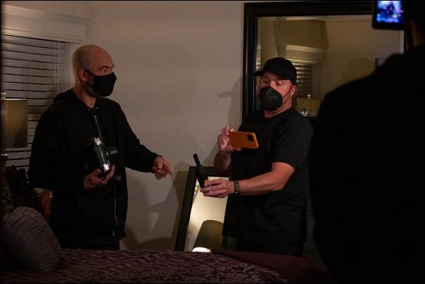Aaron Goodwin and Billy Tolley investigating Auburn, CA home in Ghost Adventures House Calls