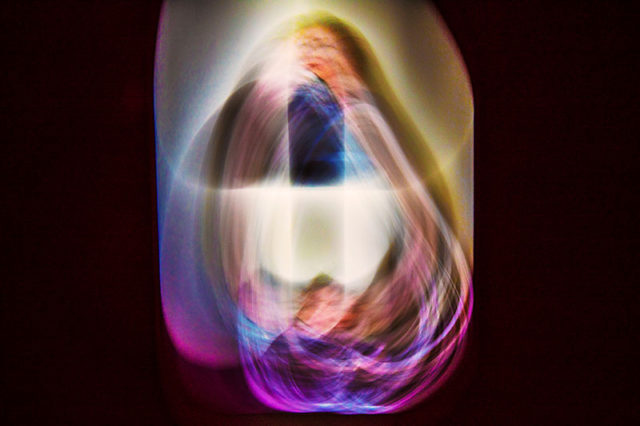FaceTime session with Medium Lauren Thibodeau in trance (transfiguration #1) 2020.